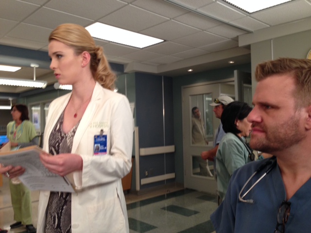 Stephen Wallem and Betty Gilpin